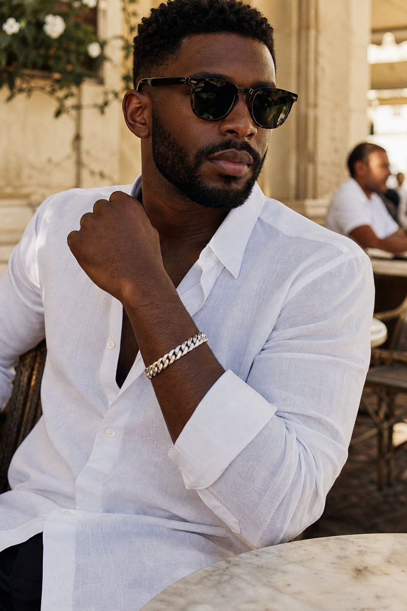 Style inspiration: silver bracelet